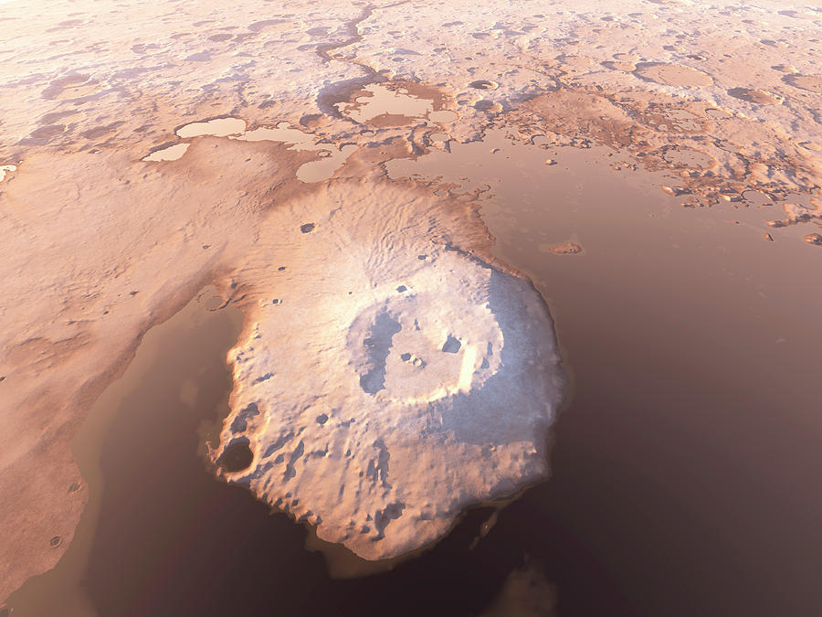 Liquid Water Reservoir Discovered Deep in Martian Crust